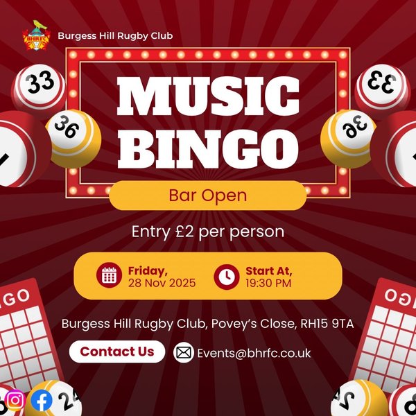 MUSIC BINGO