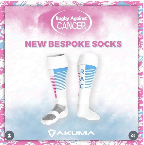 Rugby Against Cancer Socks