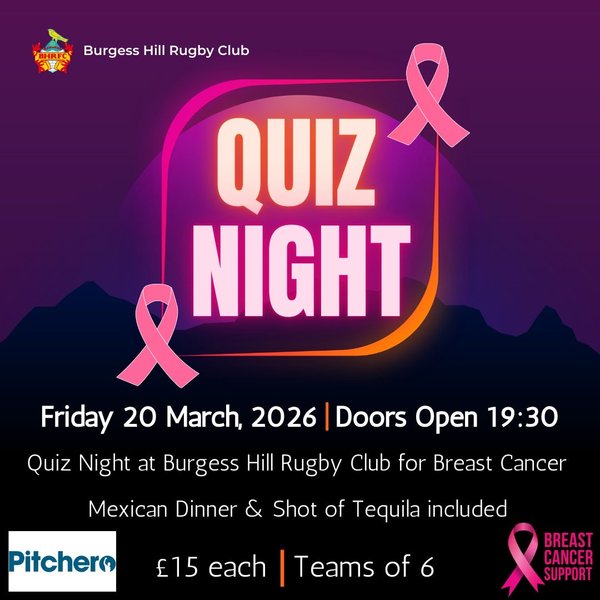 Quiz Night for Breast Cancer Now Friday 20th March