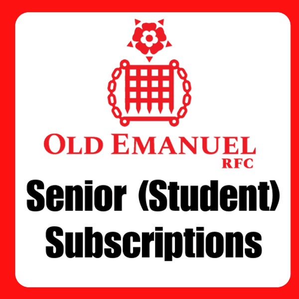 2025/26 Senior Subscription - 1 Player (Student)