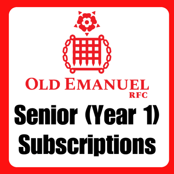 2025/26 Senior Subscription - 1 Player (1st Year)