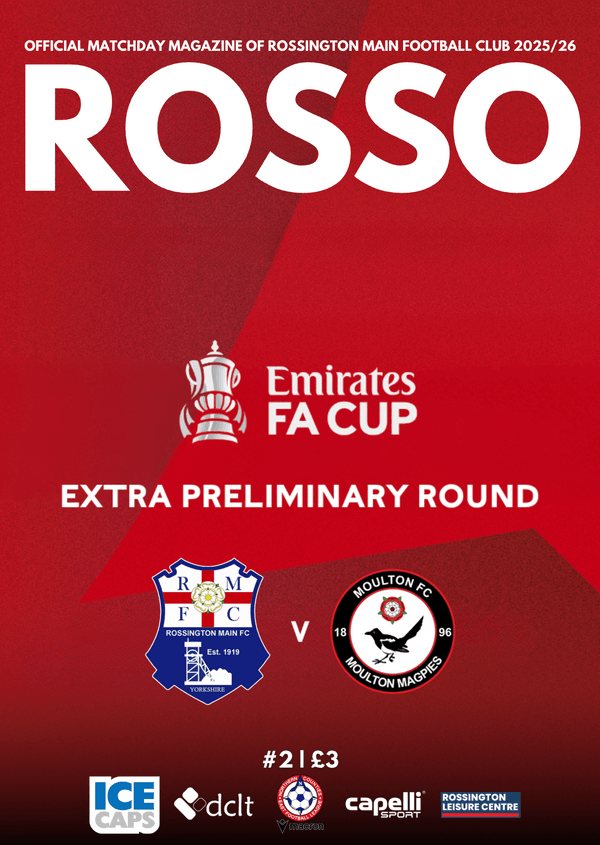 ROSSO Programme, Issue #2 Moulton Emirates FA Cup