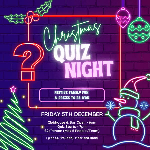 Christmas Quiz Night - Pre Registration