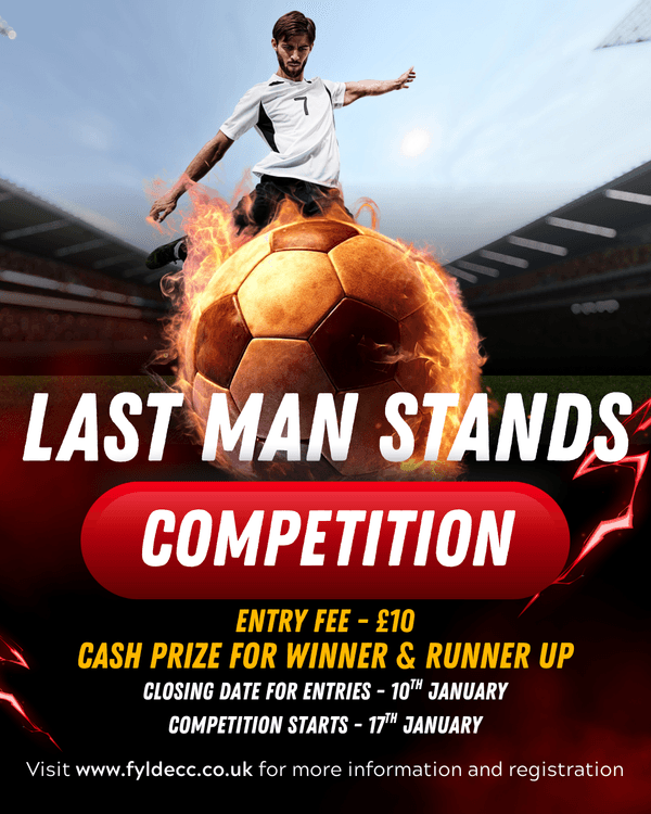 Last Man Stands Competition Entry Fee