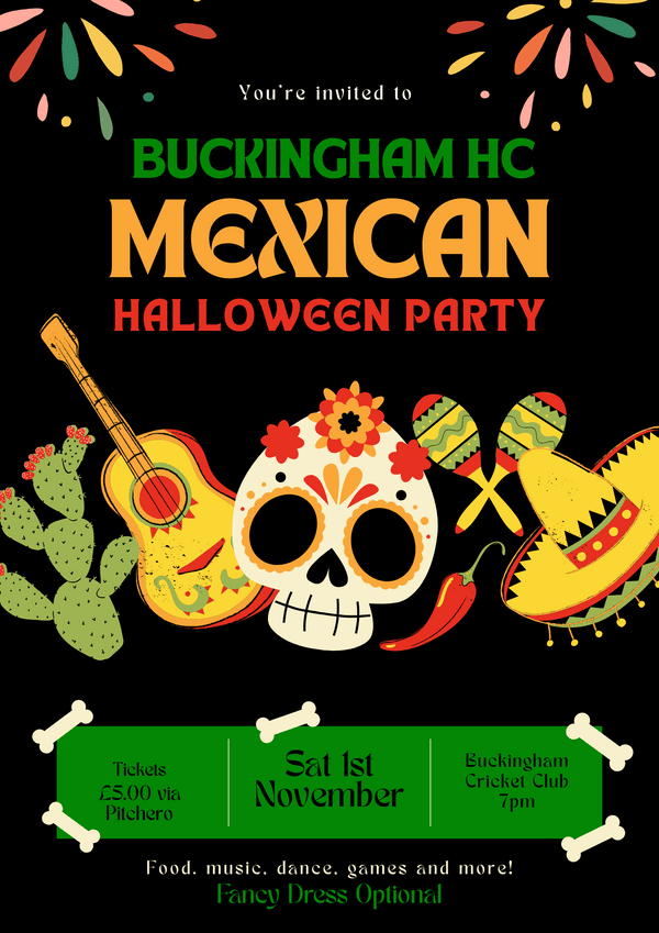 Halloween Social Sat 1st Nov