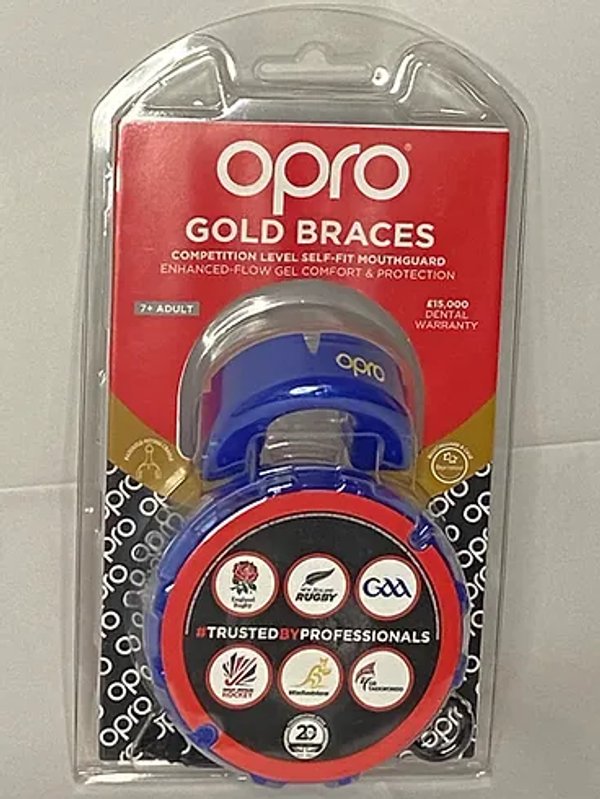 OPRO Gold Braces - Adult (10+)