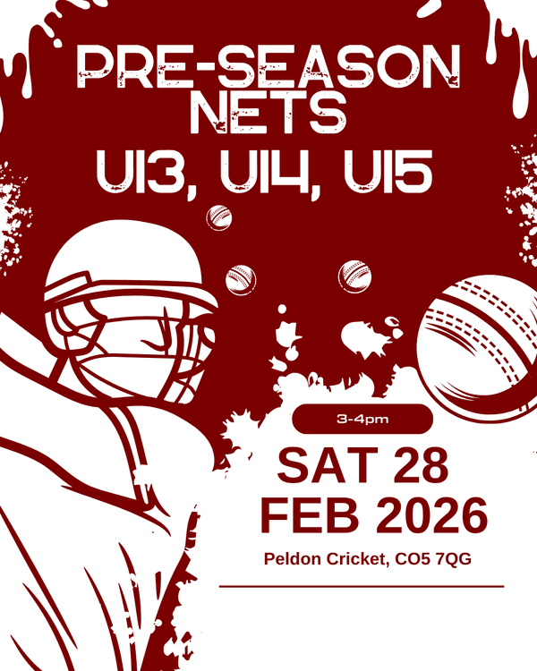 U13, U14, U15 Winter Nets, Saturday 28 February 2026