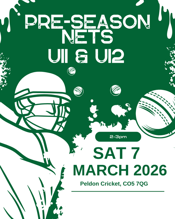 U11 & U12 Winter Nets, Saturday 7 March 2026