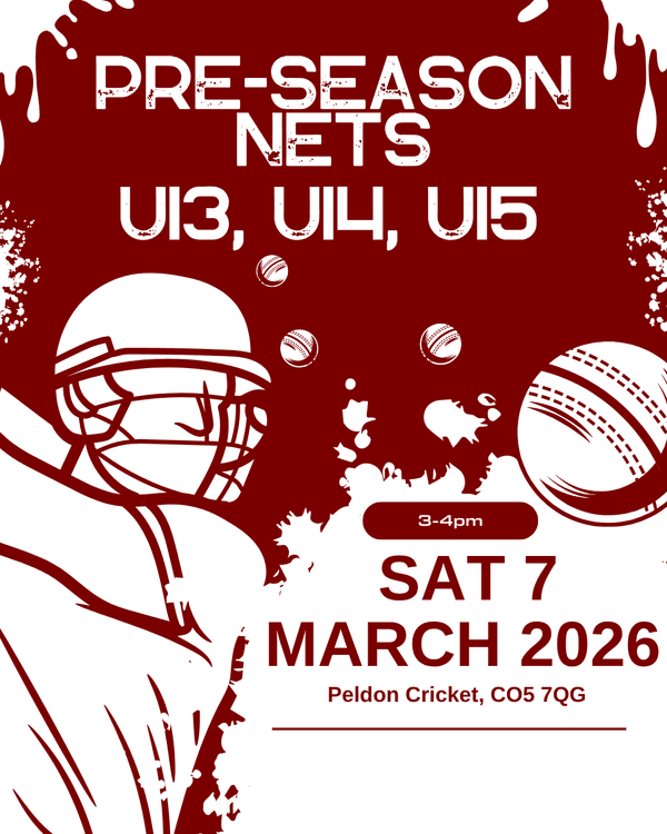 U13, U14, U15 Winter Nets, Saturday 7 March 2026