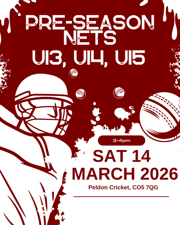 U13, U14, U15 Winter Nets, Saturday 14 March 2026
