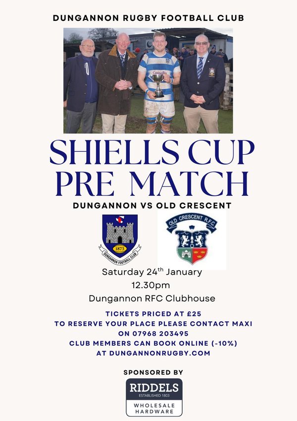 PRE-MATCH MEAL - Old Crescent RFC