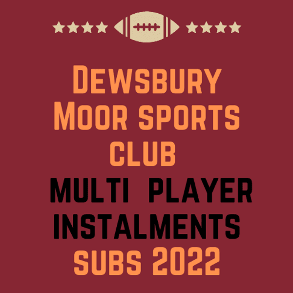 Player Registration Fee (2022) - Payment by instalments (multi-player discount)