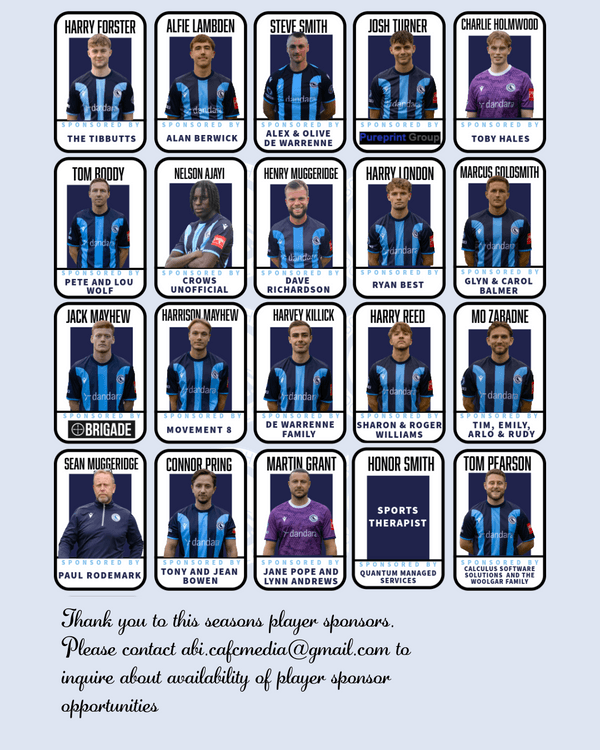 PLAYER SPONSORSHIP