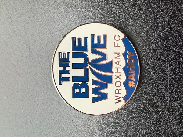Blue Wave lapel badge
