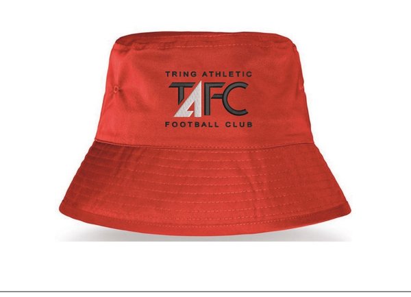 Tring Athletic red bucket hat