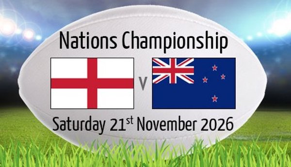 England v New Zealand  - 1 x CAT 4 (£290 + Admin Fee)