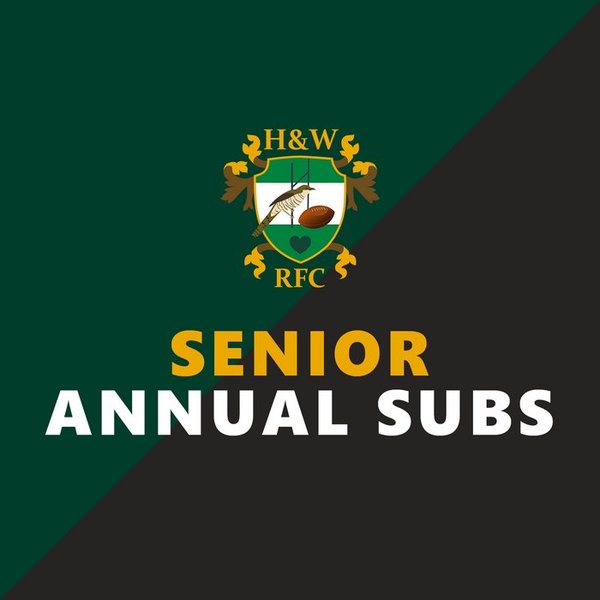 Senior Player Subs 2026/7