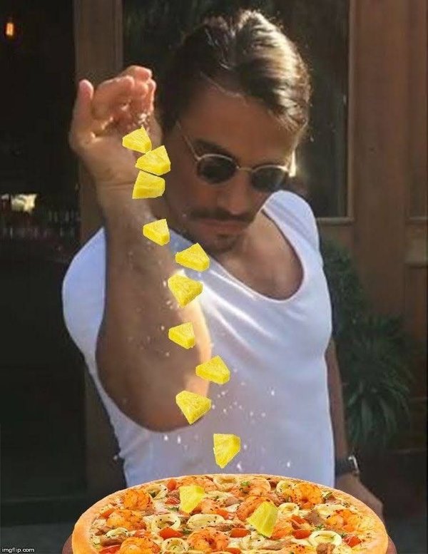 Half a pizza (post match at the DSG)