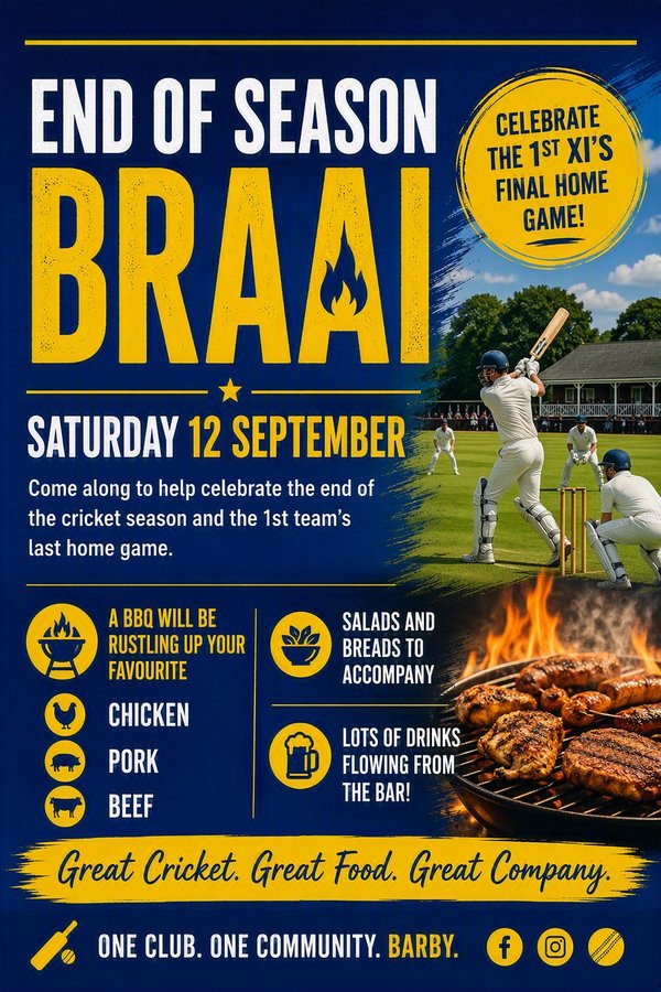 2026 End of Season Brai - Sat 12 September