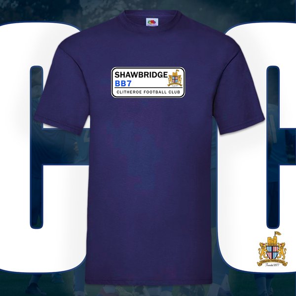 Next Stop Shawbridge T-Shirt - Royal Navy Blue