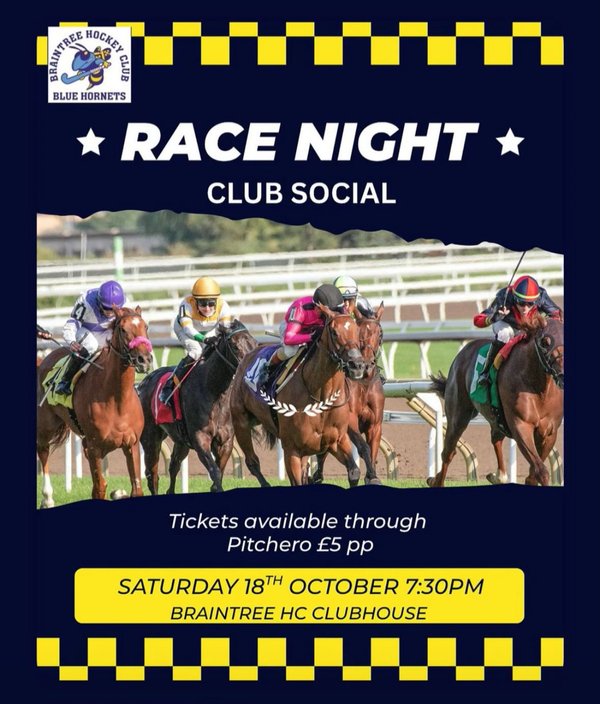 Race Night from  with "The Stopps" 18 October