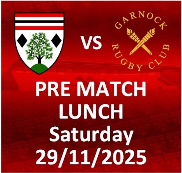 PRE MATCH LUNCH - 29/11/25