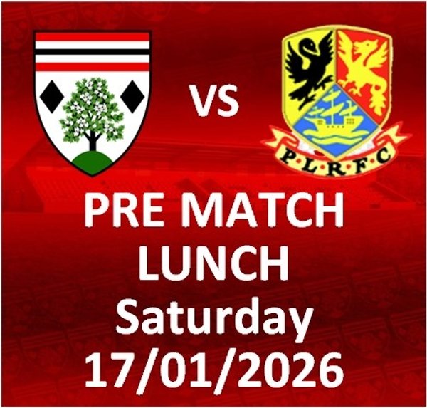 PRE MATCH LUNCH - 17/01/26