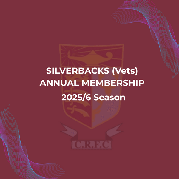 SILVERBACKS (Vets) – ANNUAL MEMBERSHIP 2025/6