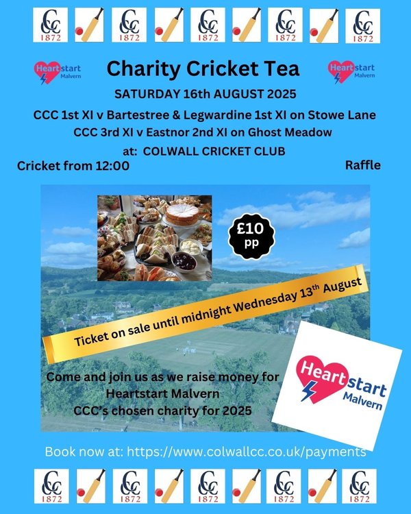 16th August - Charity Tea Player Donations