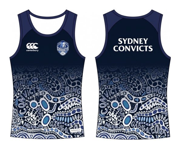 Convicts x inyadot Training Singlet