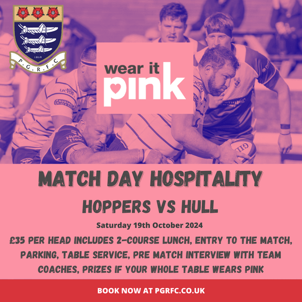 Match Day Hospitality - Preston Grasshoppers vs Hull, 19th October 2024