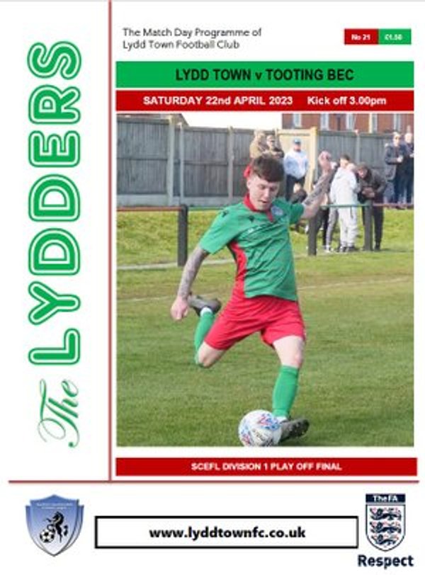 Matchday Programme 25/26