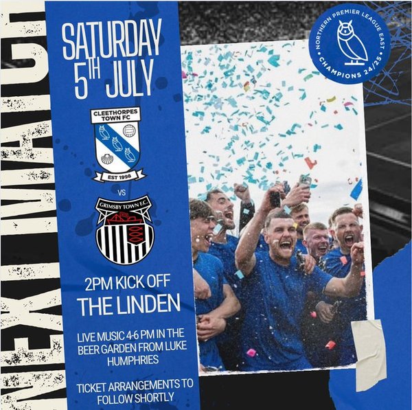 Grimsby Town ( Home ) - 5th July 2025