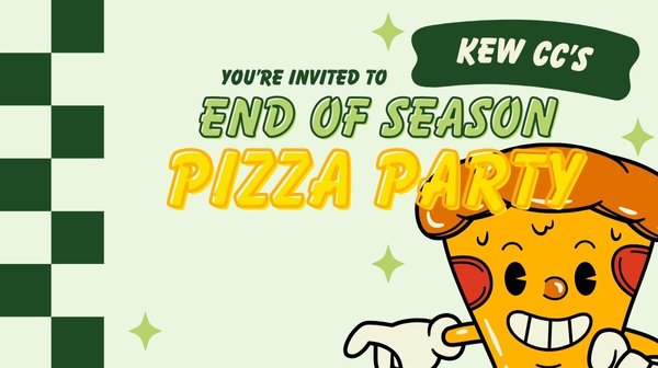 End of Season Pizza Party - 6h September