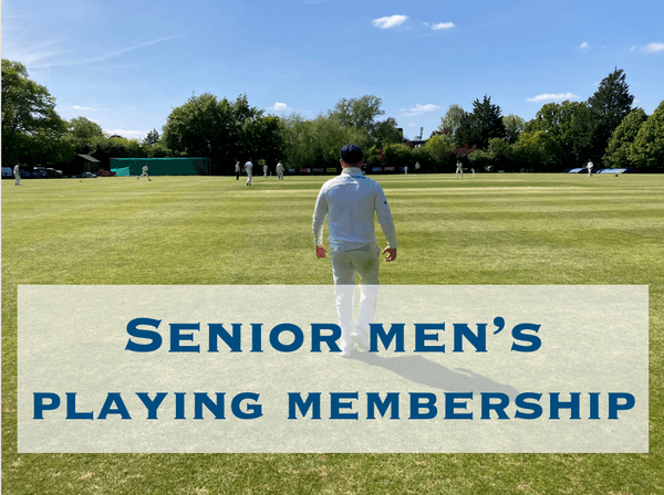 2025 Half Season Senior Men's Playing Membership