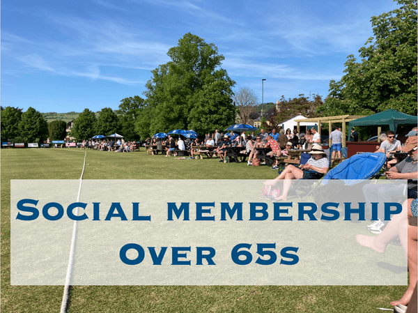2026 Social Membership for Over 65s (add spouse £10)