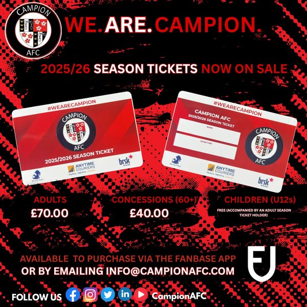 2025/26 Season Ticket