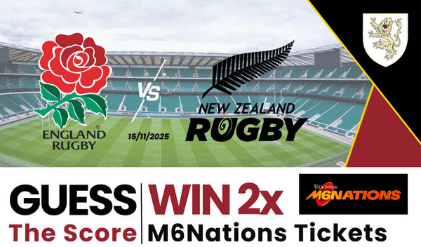 Guess the score ENG v NZL - M6Nations Ticket Competition