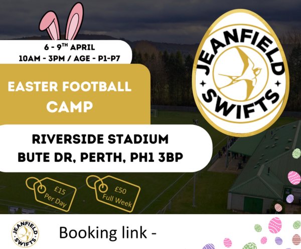 Jeanfield Easter Camp 2026 (4 Days Bookings)