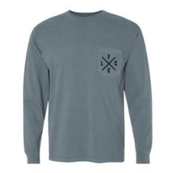Long Sleeve Pocket Tee Granite