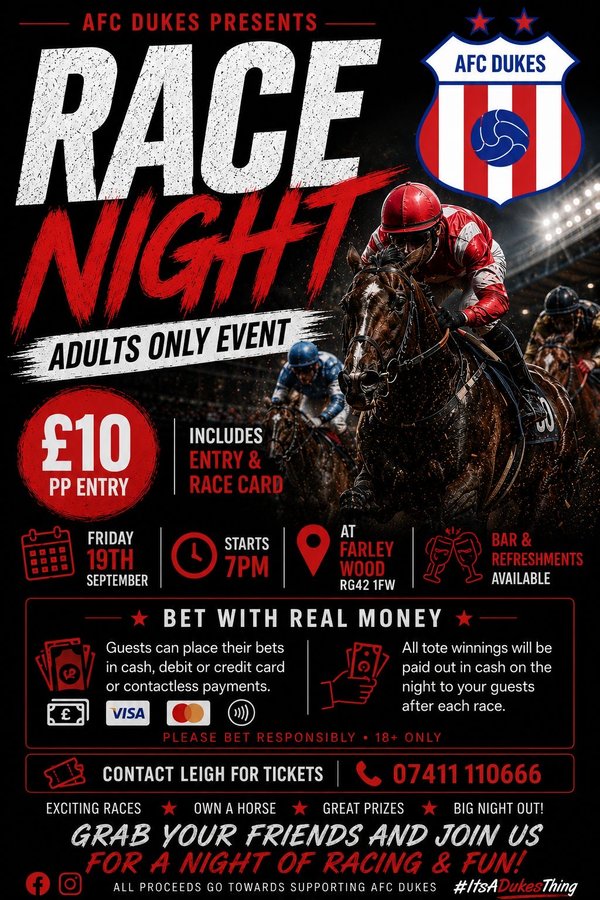 Race Day Entry Ticket