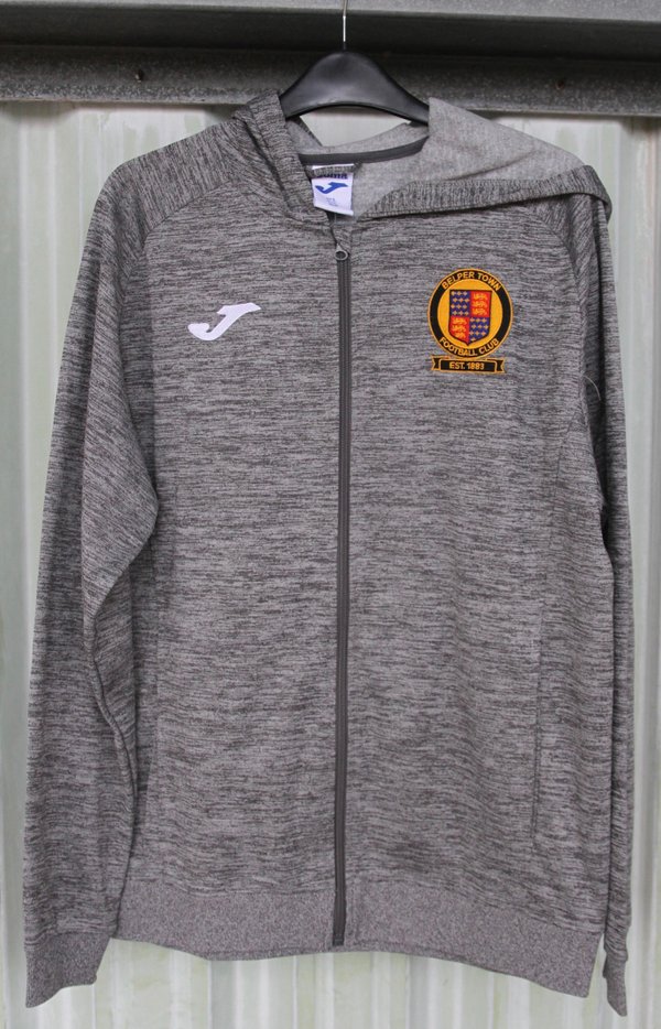 Belper Town FC Grey Zip Hoodie