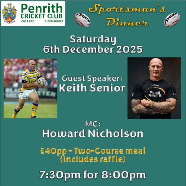 Rugby League Sportsman’s Dinner