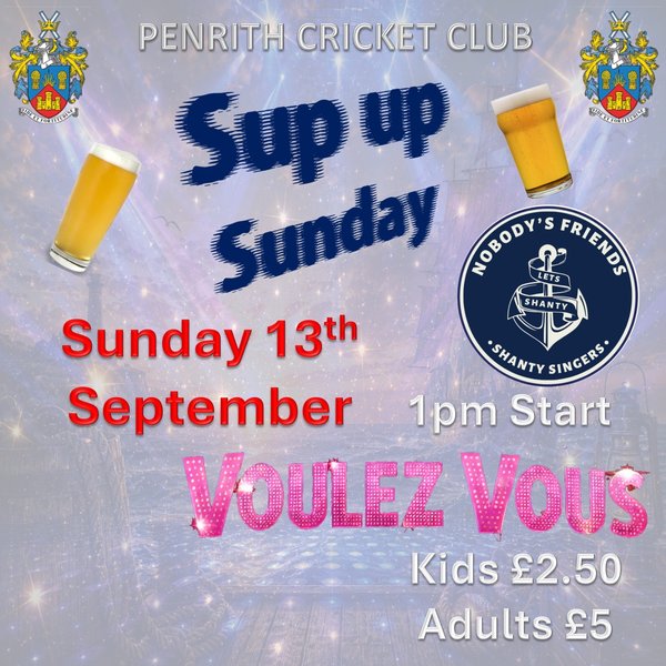 Sup up Sunday featuring Voulez Vous and Nobody’s Friends