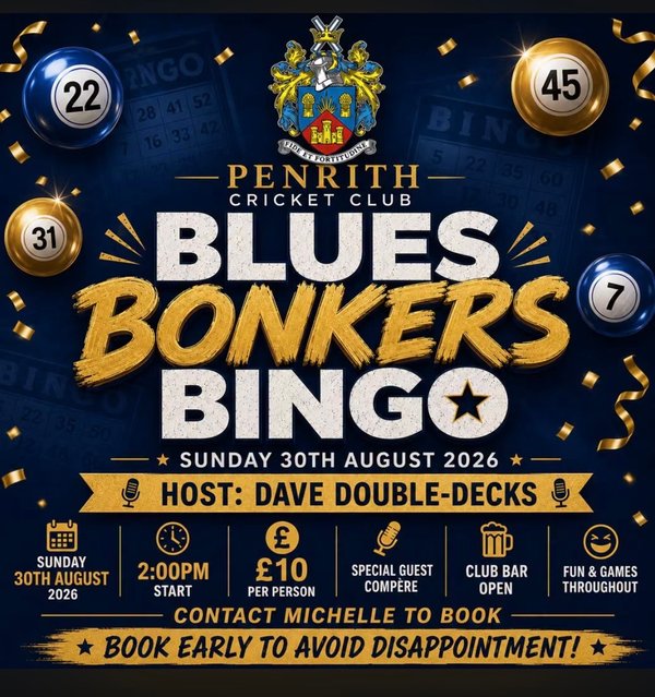 Blues Bonkers Bingo!