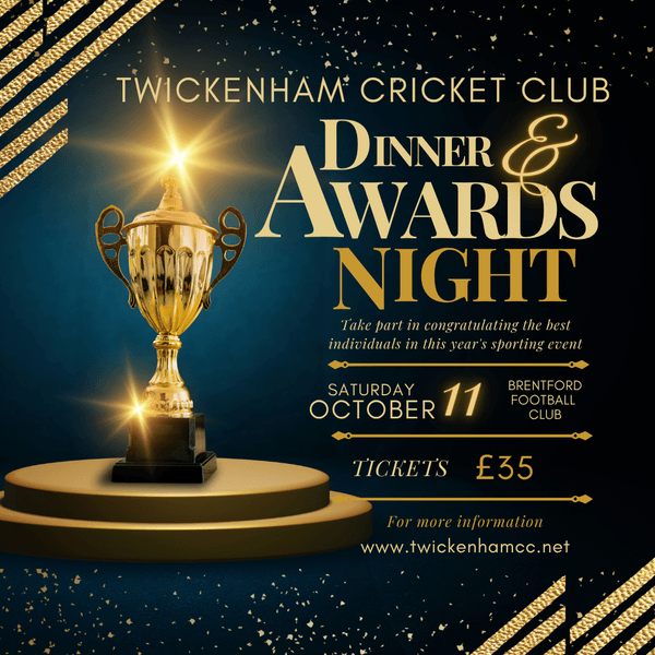 Twickenham Cricket Club Annual Awards Dinner 2025