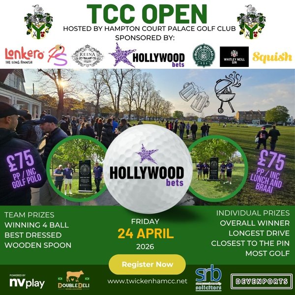 The TCC Open (Golf Day) - 24 April 2026