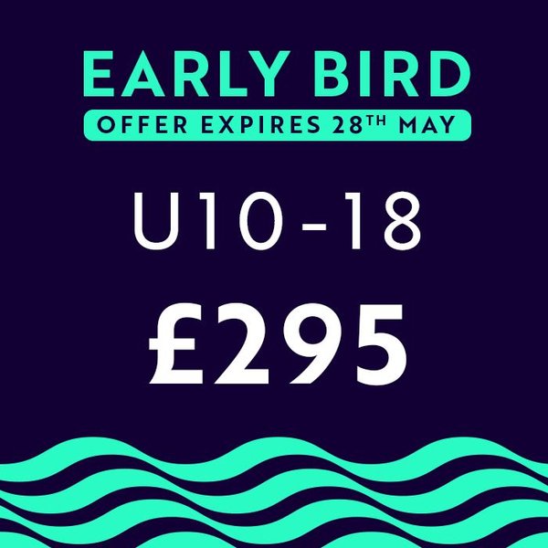 'Early Bird' U10-U18 Season Membership 2026/27 - Available until 28th May