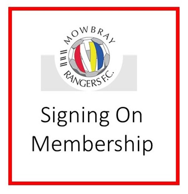 Signing on Membership 26/27 season