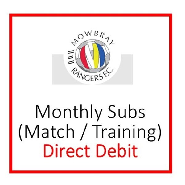 Monthly Subs (Match / Training) - Direct Debit 26/27